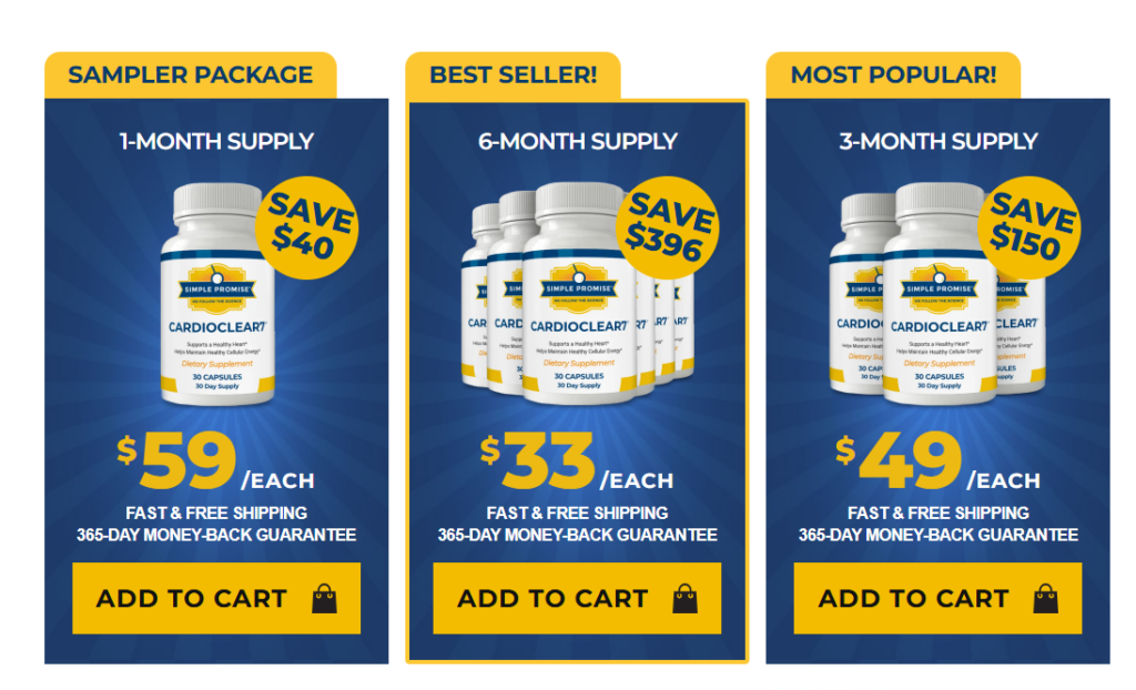 Cardio Clear 7 price