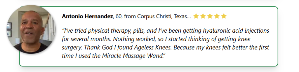 Ageless Knees customer reviews