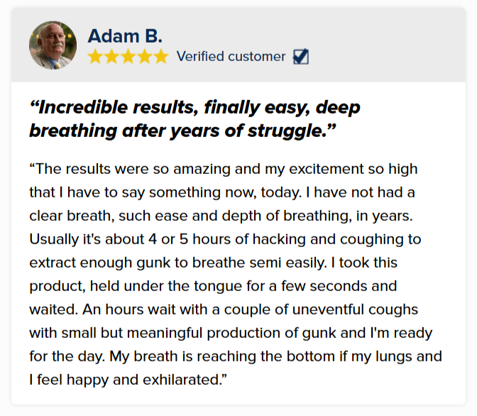RespiClear Customer Reviews